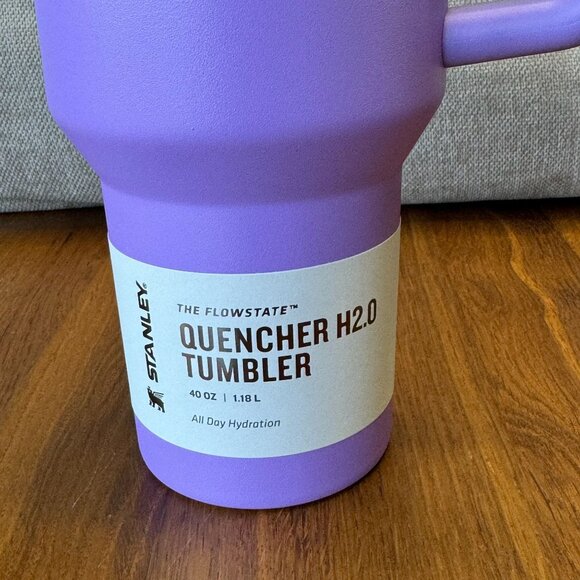 STANLEY X OLIVIA RODRIGO Quencher H2.O FlowState™ Tumbler 40 OZ NEW Purple NIB - Picture 6 of 12